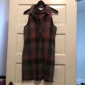 Olive and oak Aberdeen flannel dress XS